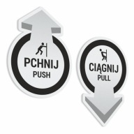 Nálepky Push Pull Push Pull