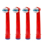 4x HLAVICE NA ZUBNÚ KEFKU ORAL-B BRAUN PRE DETI