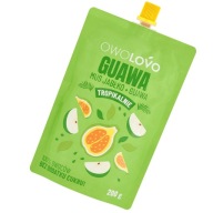 Ovocná pena pre deti OWOLOVO jablková guava 200 Tropická príchuť