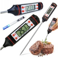 DIGITÁLNY KUCHYNSKÝ TEPLOMER PRE MÄSO VÍNO LCD PIN SONDA