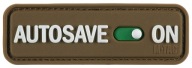 Autosave nášivka so znakom PVC Coyote M-Tac