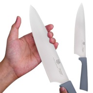KUCHYŇSKÝ NÔŽ 20CM NA REZANIE A KRÁJANIE JEDLA, KLASICKÝ S VEĽKOU BRDOU