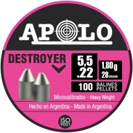 Ťažká guľka APOLO DESTROYER SHOT 5,5 mm 100 ks