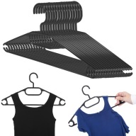 ČIERNE VEŠIAKY NA OBLEČENIE SET 15