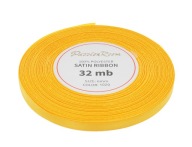 SATÉNOVÁ STUHA NA VEĽKONOČNÚ DEKORÁCIU 6MM 32MB TMAVO ŽLTÁ