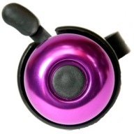 ALU-PLASTOVÝ ZVON NA BICYKEL 45 MM FIALOVÝ