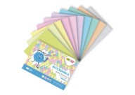 Pastelový vystrihovací blok A5 10 listov 100g Happy Color zošit z farebných papierov