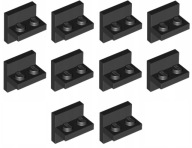 LEGO Bracket Plate 2x2 1x2 Black Black 10 dielikov 6250020 41682
