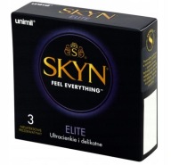 Unimil Skyn ​​​​Elite Ultratenké kondómy 3 ks