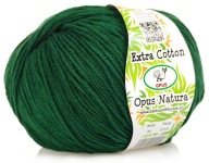 OPUS NATURA EXTRA BAVLNA Č. 63 ZELENÁ