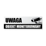 Nálepka na tabuľu Monitorované zariadenie 21x7cm