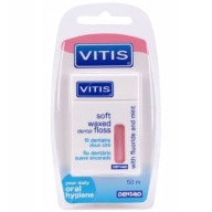 Zubná niť Vitis Voskovaná niť 50m
