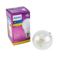 E27 Philips LED žiarovka 7W = 60W / 806 lm / farba svetla 2700K A60 SKLO