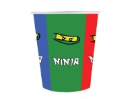 Papierové narodeninové poháre pre chlapca - Ninja