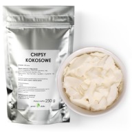 KOKOSOVÉ ČIPSKY, prírodné, bez prísad, 250g