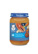 GERBER večerná kytica zeleninová s lososom 190g