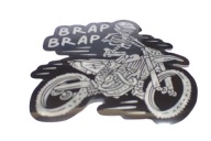 NÁLEPKA MOTOKROS DAKAR 7,6 x 7,5 cm