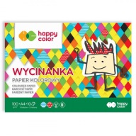 Vystrihovací blok z farebného papiera A4