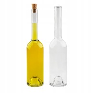 Sklenená fľaša na likér, olivový olej, víno, mesiačik, džúsy FENICE 500ml + CORK