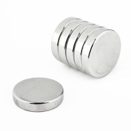 VALEC NEODYMOVÝ MAGNET 14x3 N38 SADA 6 KUSOV