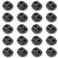 LINE STOPPER KONCOVÁ SVORKA ČIERNA 3mm - 20 ks