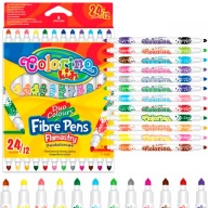 Colorino obojstranné popisovače 12 / 24 farieb