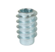 1X nástrčka na skrutkovanie M8 x 25 mm, nábytková vložka do dreva, imbusový kľúč 8