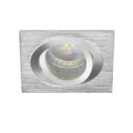 KANLUX Oczko Halogénové LED stropné svietidlo pohyblivé SEIDY GU10 10W strieborné