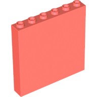 LEGO 59349 NÁSTENNÝ PANEL 1x6x5 koral NOVINKA (6g)