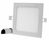 LED stropný panel pod omietku, štvorcový, 12W