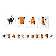 HALLOWEEN GIRLAND - oranžový NÁVOD NA PANNER