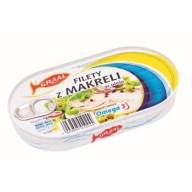 Filety z makrely v oleji Graal 170g
