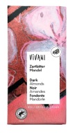 HORKÁ ČOKOLÁDA S BIO MANDĽAMI 100 g - VIVANI