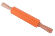 Nepriľnavý silikónový valček, ORANŽOVÝ, 38 cm