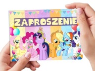 POZVÁNKA MY LITTLE PONY NA NARODENINY DIEŤAŤA + OBÁLKA ZDARMA