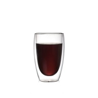 Termálne sklo s dvojitou stenou 300 ml na latte