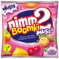 NIMM2 BOOMKI MUSSS instantné ovocné cukríky s vitamínmi 90g