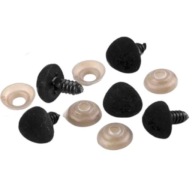 NOSY bezpečný DIY zamatový plyš 14x15 mm x5