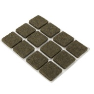Nábytková plsť R štvorec HNEDÁ 25x25 (blister 12ks)
