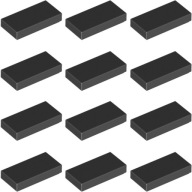 LEGO dlaždice 1x2 čierna 306926 3069b - 12ks
