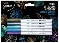 METALICKÉ ZNAČKY, 5 FARIEB, KIDEA