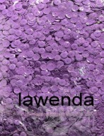 LEVANDUĽOVÉ FLITRY okrúhle lámané 6mm 800 ks