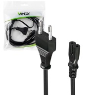 NAPÁJACÍ KÁBEL PRE TV, TLAČIAREŇ, RÁDIO, VCR, 8, 2 PIN, 3M