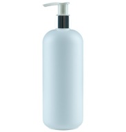 Fľaša s pumpičkou, 24/410, 500ml, biela