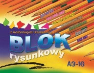 Podložka na kreslenie čiar A3/16k. pestré
