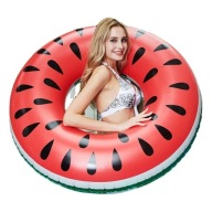 NAFUKOVACÍ MATRAC NA PNEUMATIKY VODNÉ PLÁVANIE VODNÝ MELÓN VEĽKÝ XXL 90CM