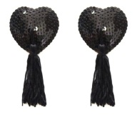ČIERNE NIPPLACE SO SEKVENCIAMI, ZDOBENIE VSUVKOV