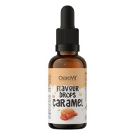 OstroVit Aroma Food Additive Caramel 30 ml OCHUTNÉ KVAPKY BEZ CUKRU