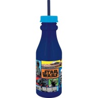 Fľaša so slamkou Star Wars námornícka modrá 500ml 2430