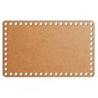 šedý základný košík dno 19x31cm HDF obdĺžnik